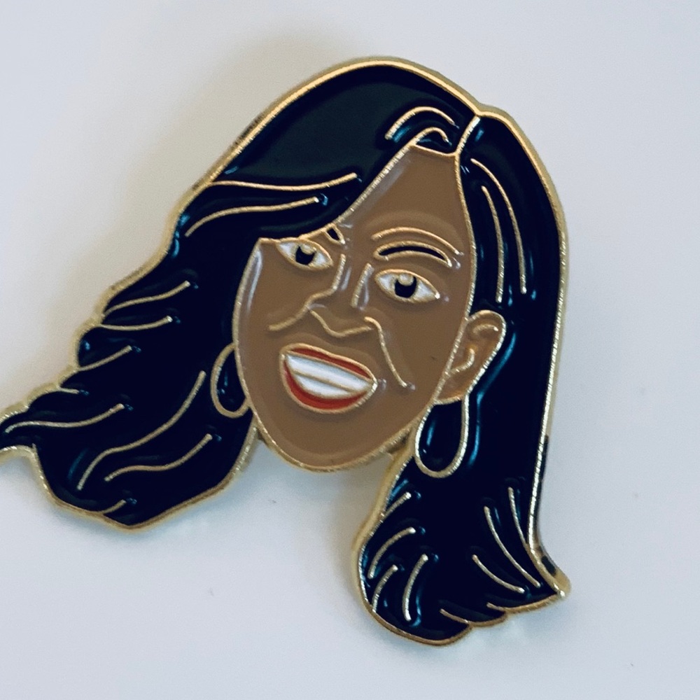 Michelle Obama Soft Enamel Lapel Pin